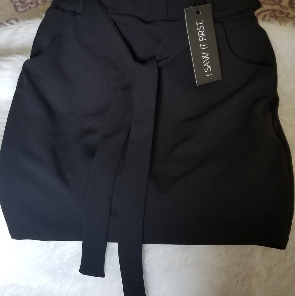 Belted high waist mini skirt | I SAW IT FIRST